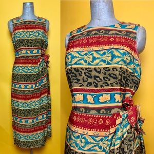 SAG HARBOR Faux Wrap Dress